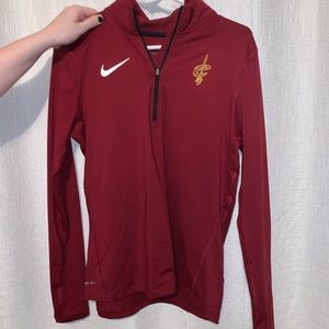 cleveland cavaliers nike half zip